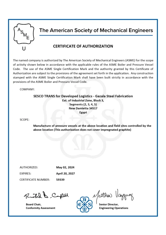 ASME New Certificates - Page3